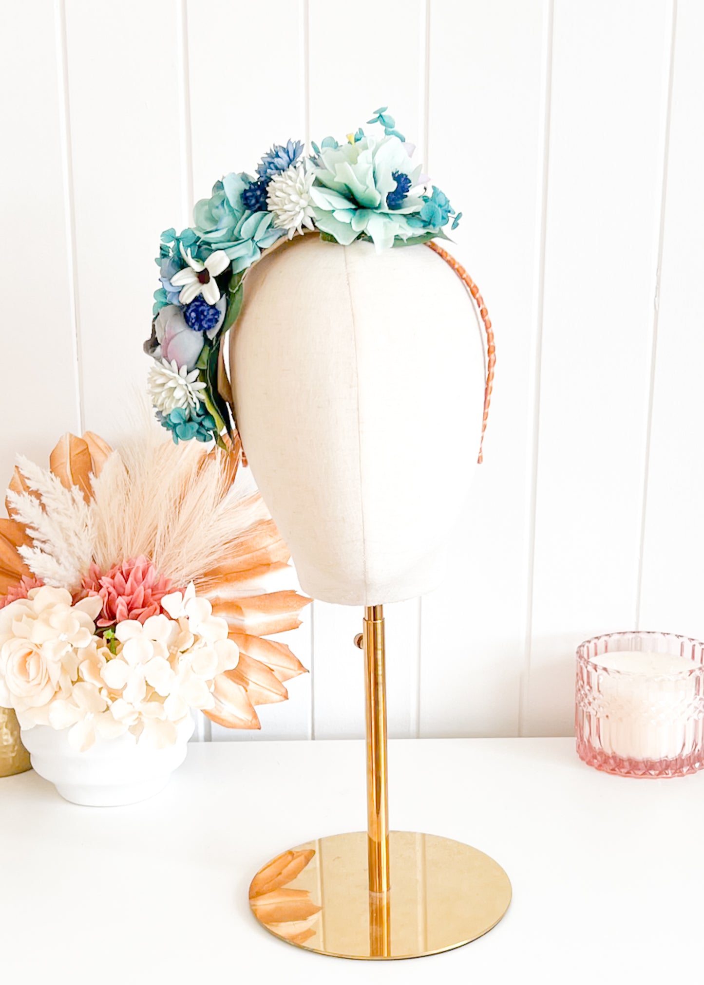 'Eleanor" Teale Floral Headpiece