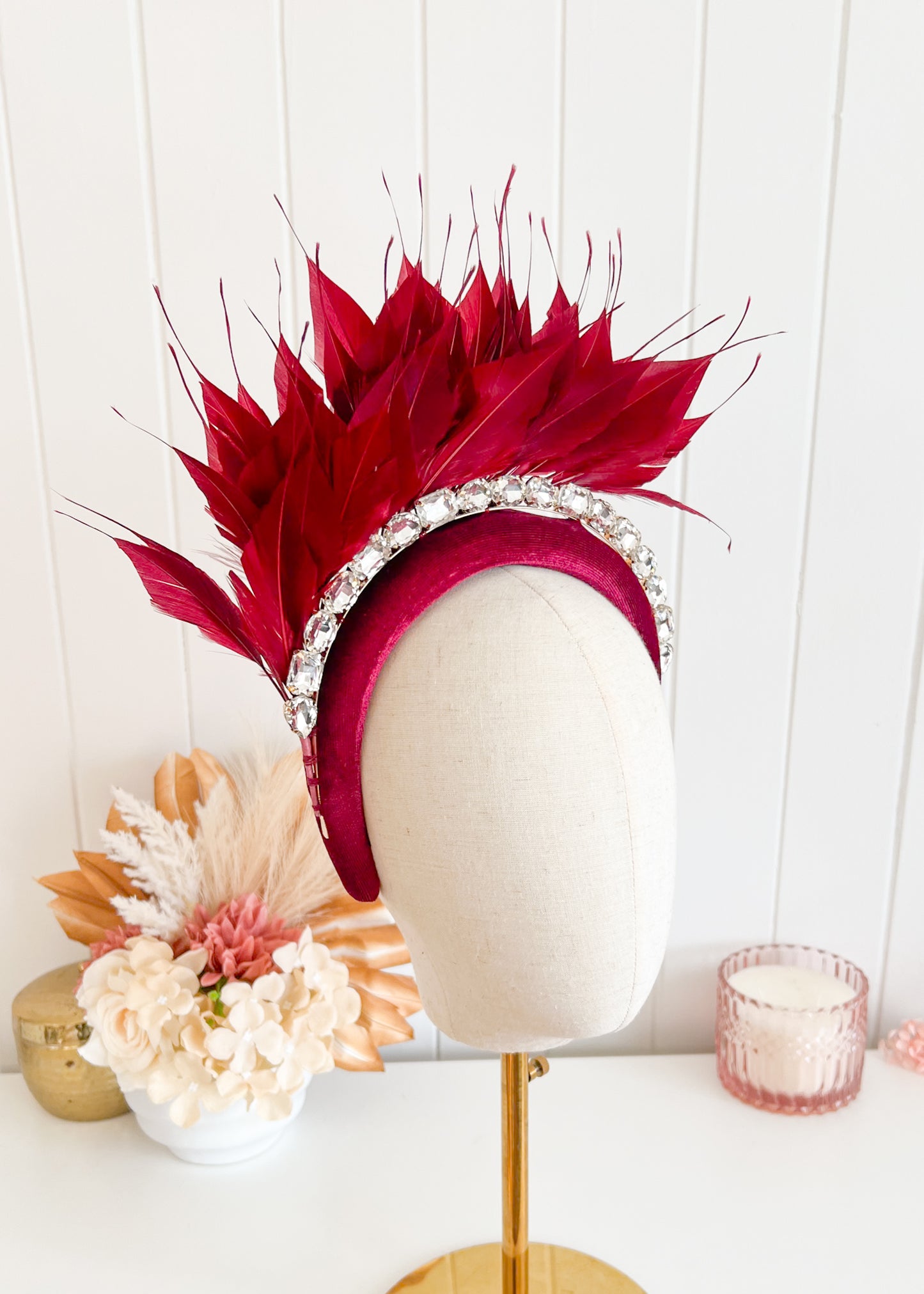 "Abigail" - Burgandy