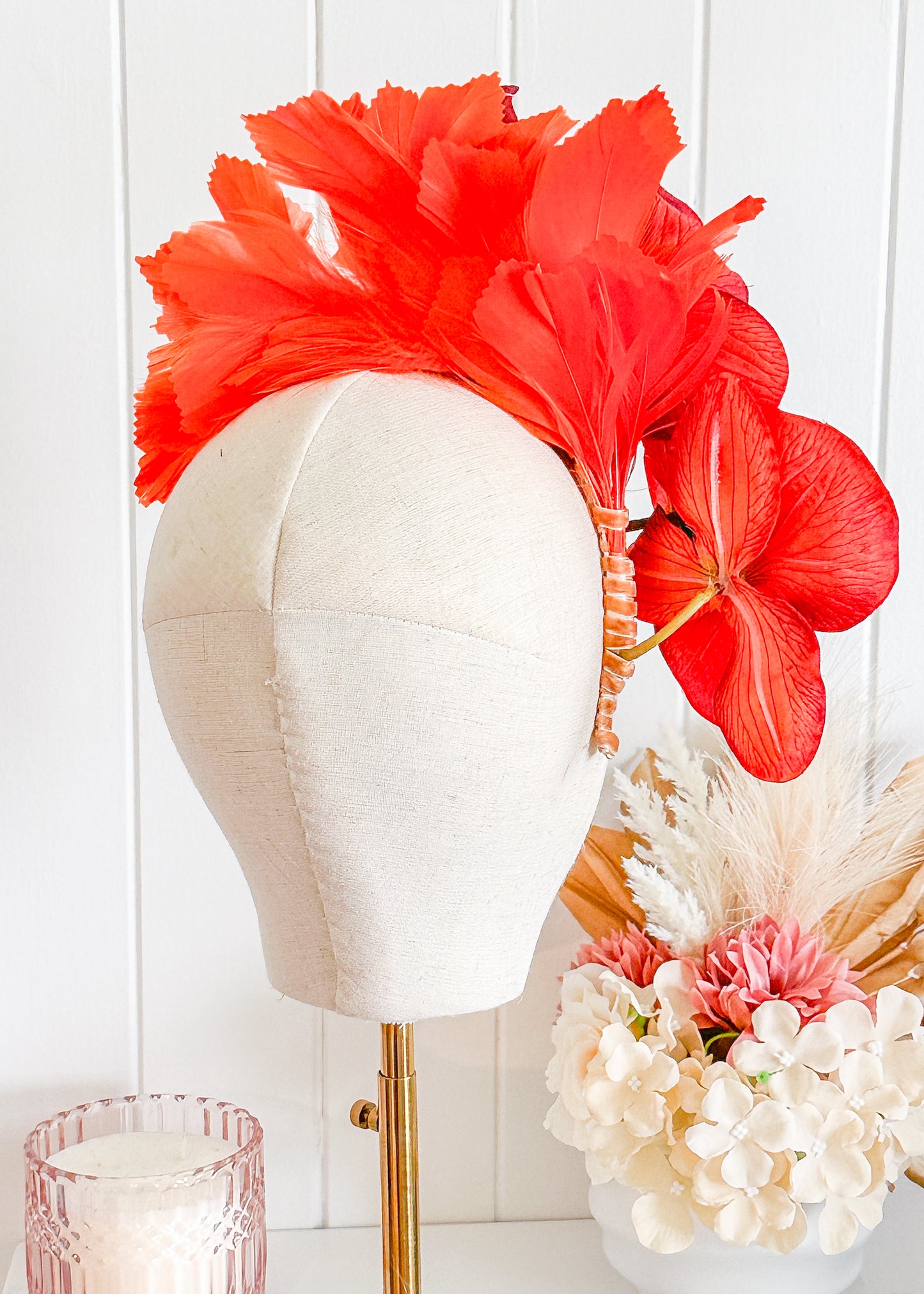 "Orchid Side Spray" Orange