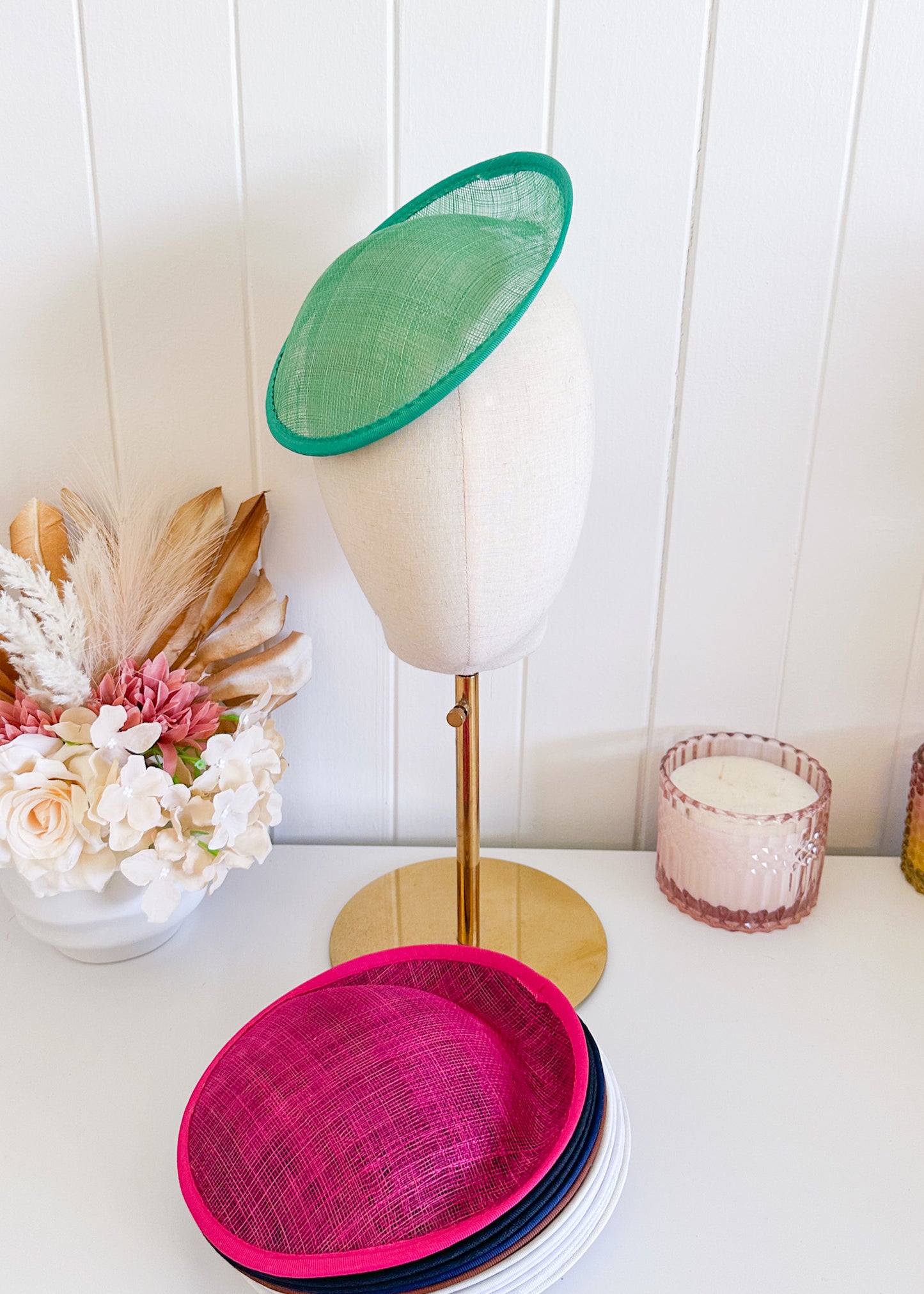 Small Sinamay Saucer