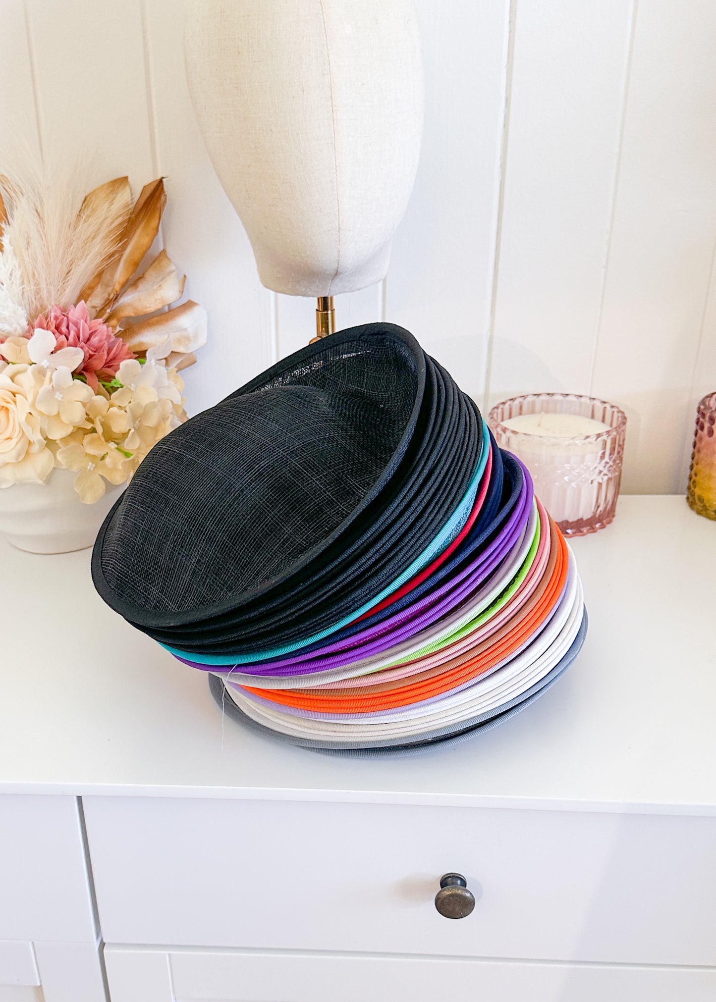 Medium Sinamay Saucer