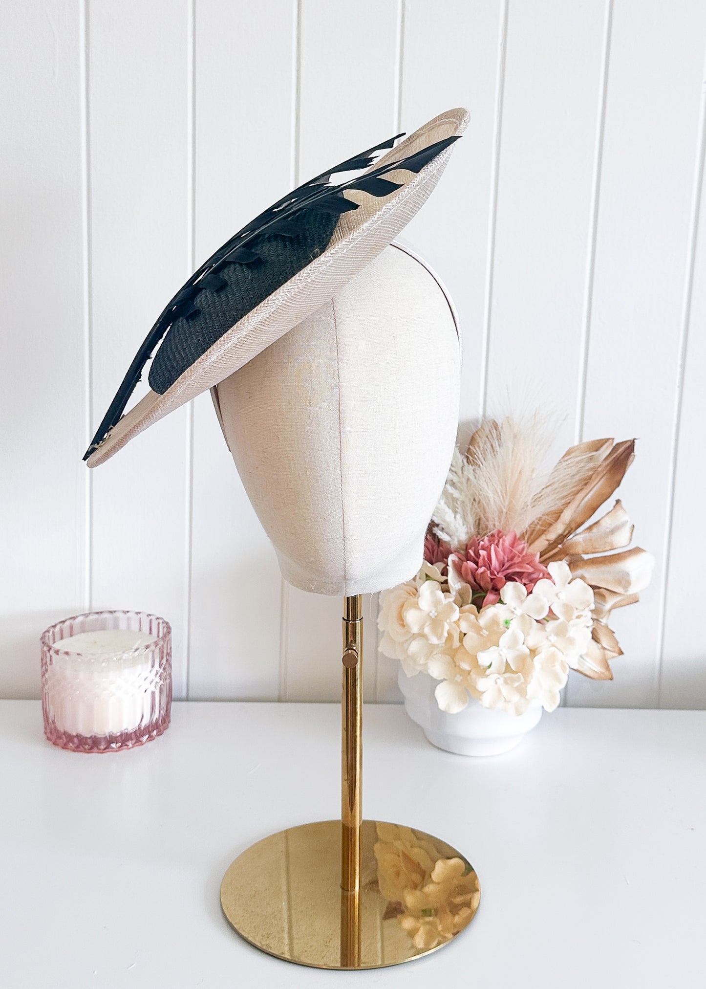 "Avery" - Ivory & Black