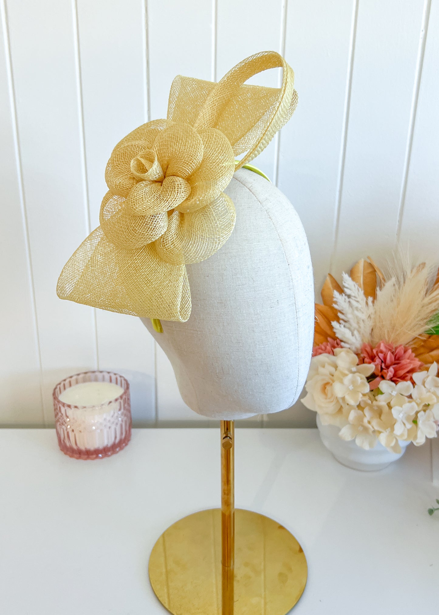 "Posy" Lemon Yellow (Headband)