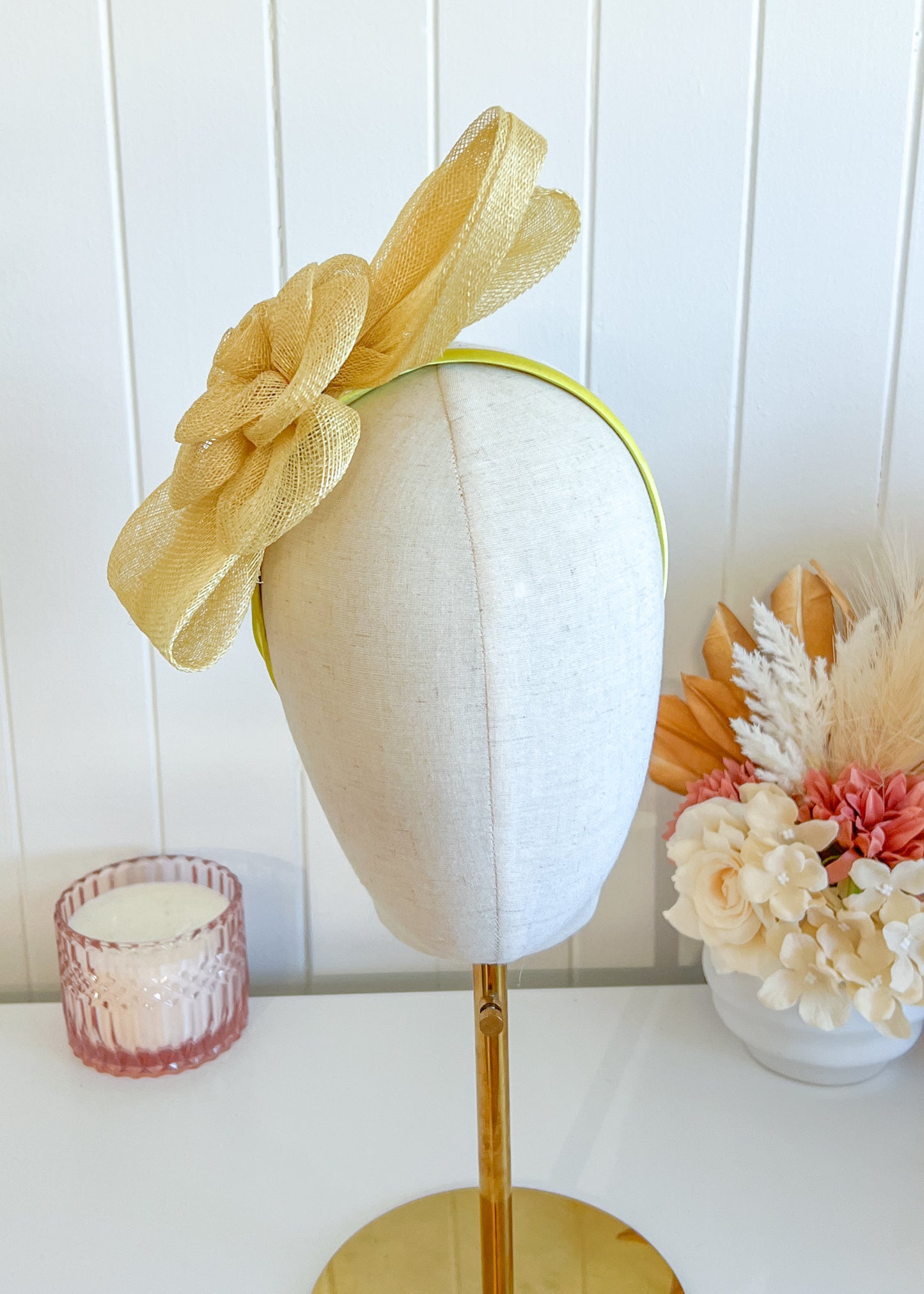 "Posy" Lemon Yellow (Headband)