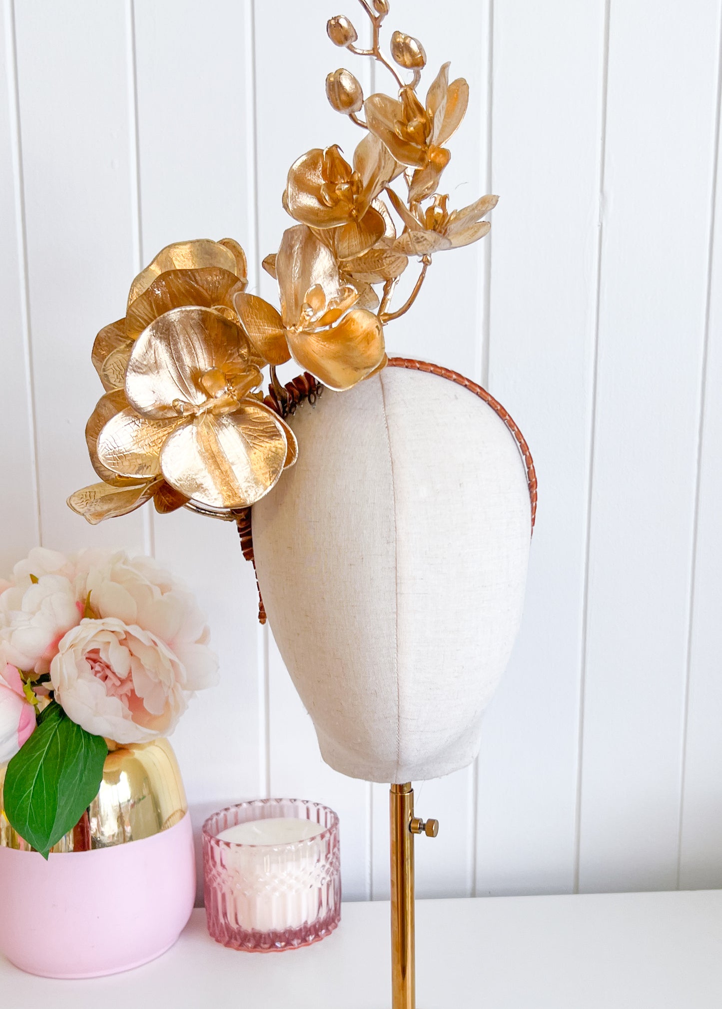 "Orianna" - Gold Headpiece