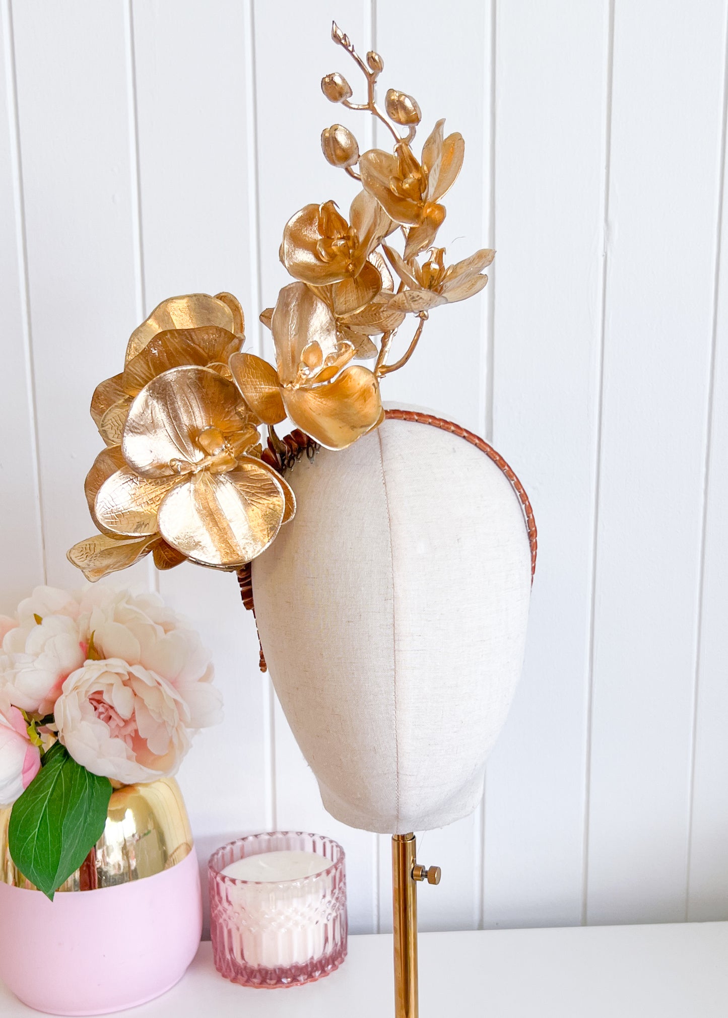 "Orianna" - Gold Headpiece