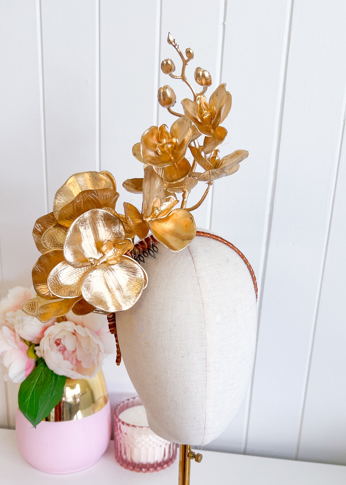 "Orianna" - Gold Headpiece