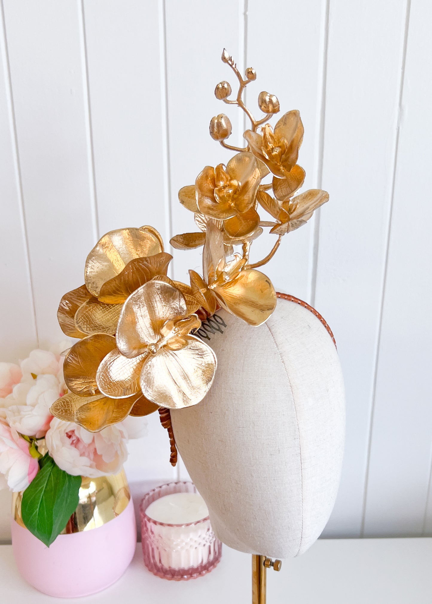 "Orianna" - Gold Headpiece