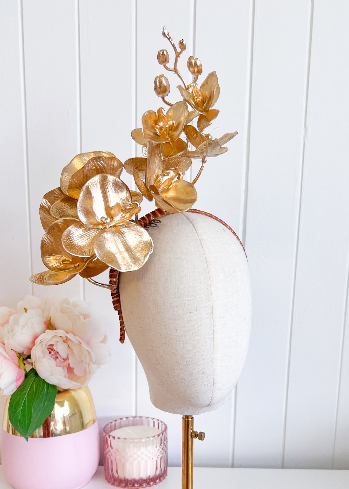 "Orianna" - Gold Headpiece