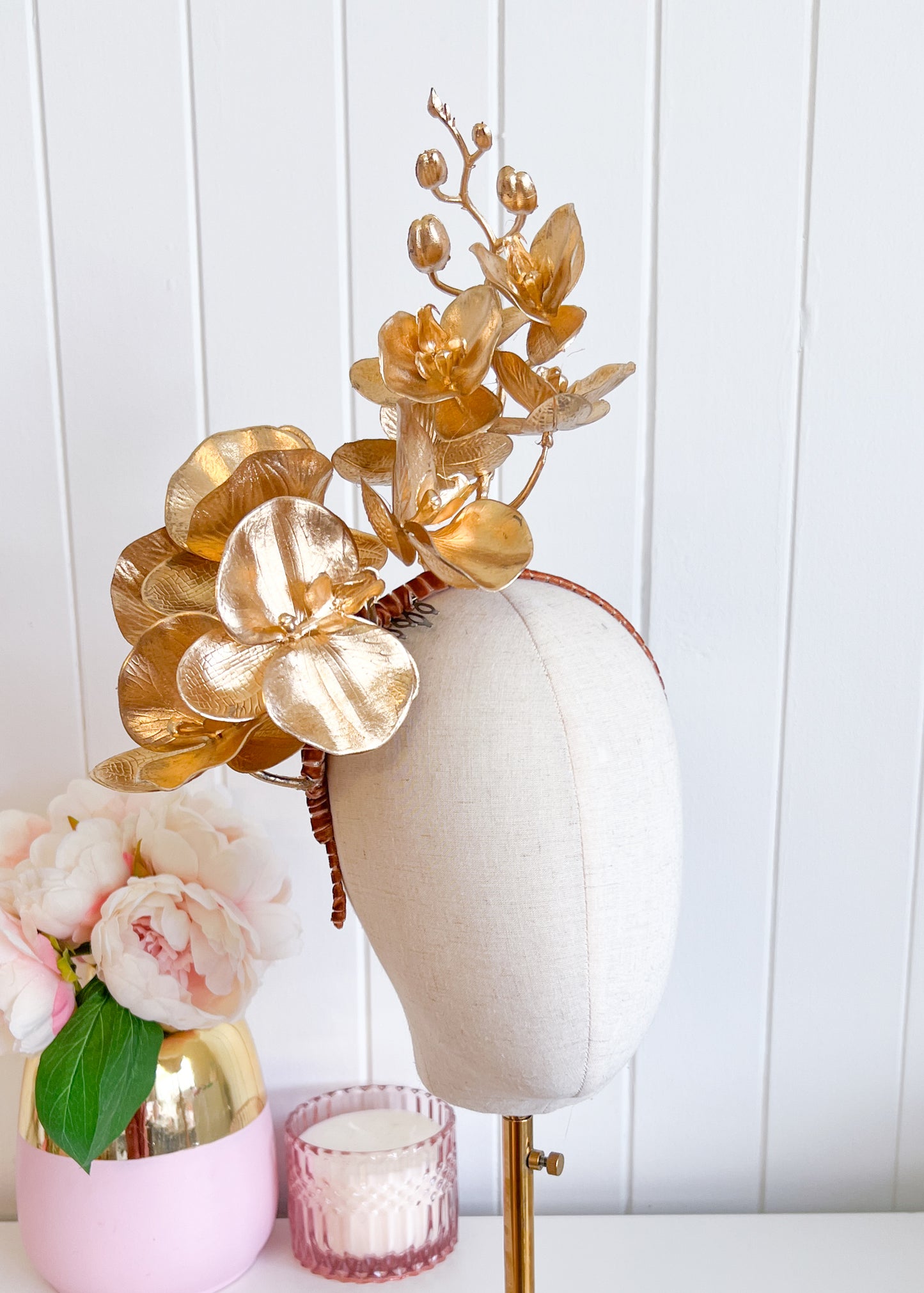 "Orianna" - Gold Headpiece