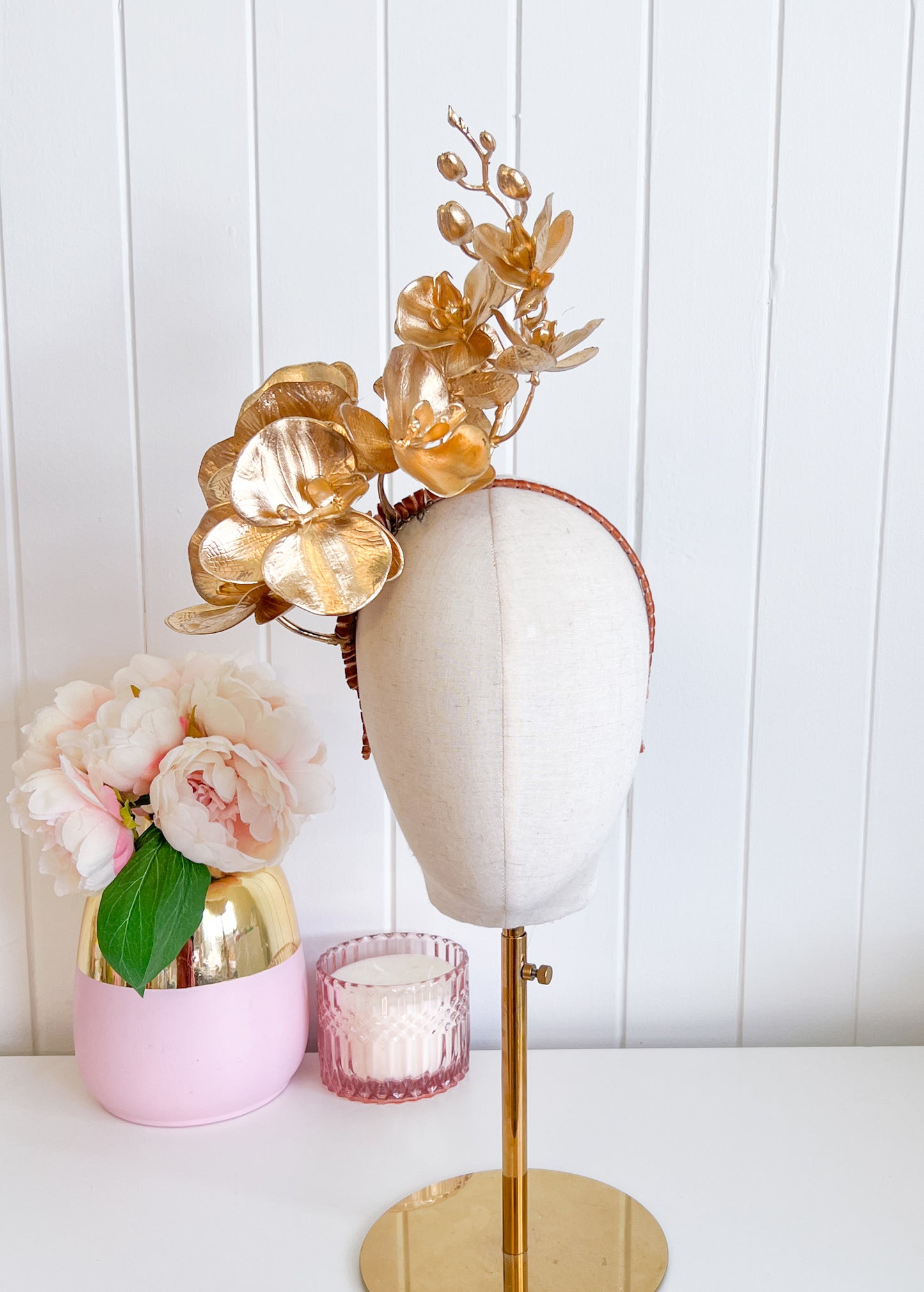 "Orianna" - Gold Headpiece