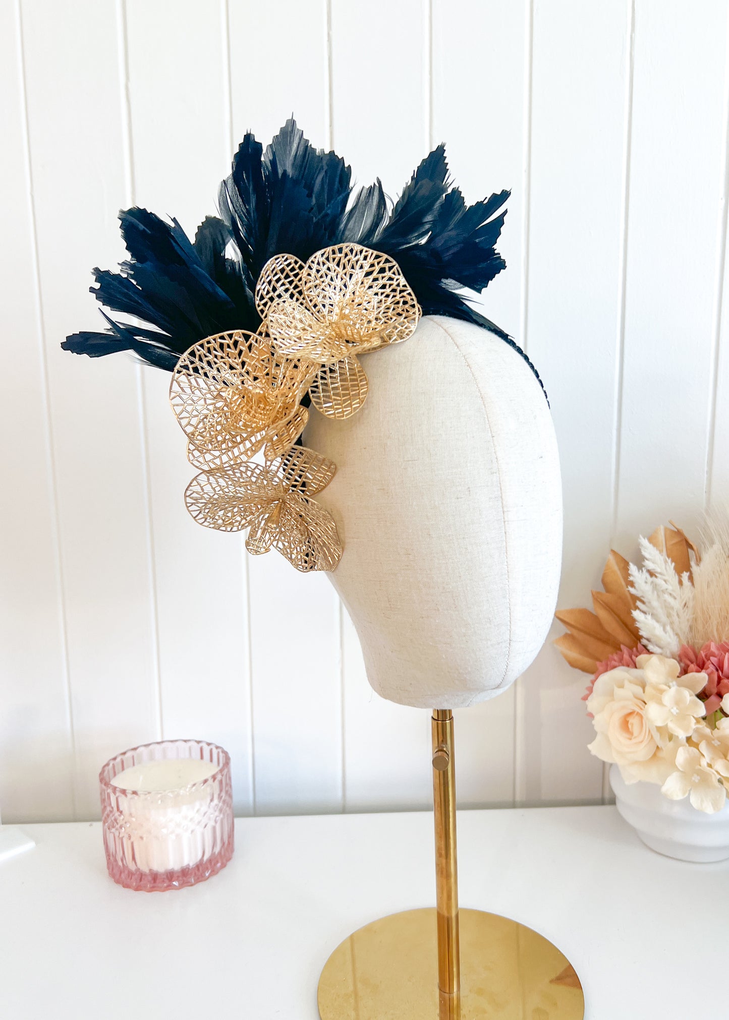 "Freya" Black & Gold