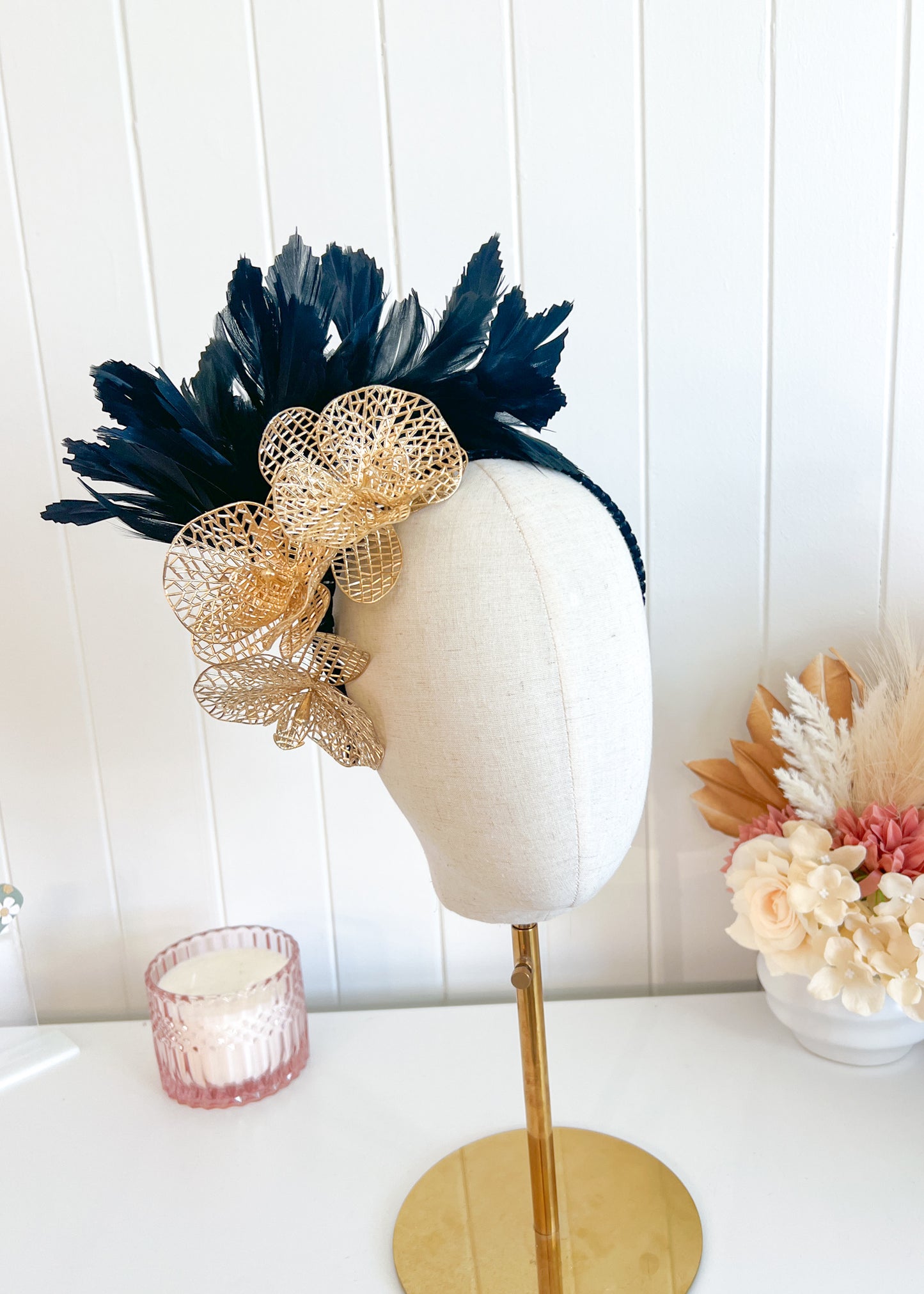 "Freya" Black & Gold