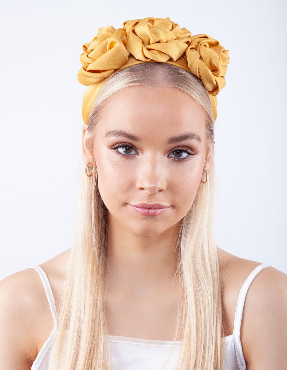 "Belle" Satin Headband - Choose Colour