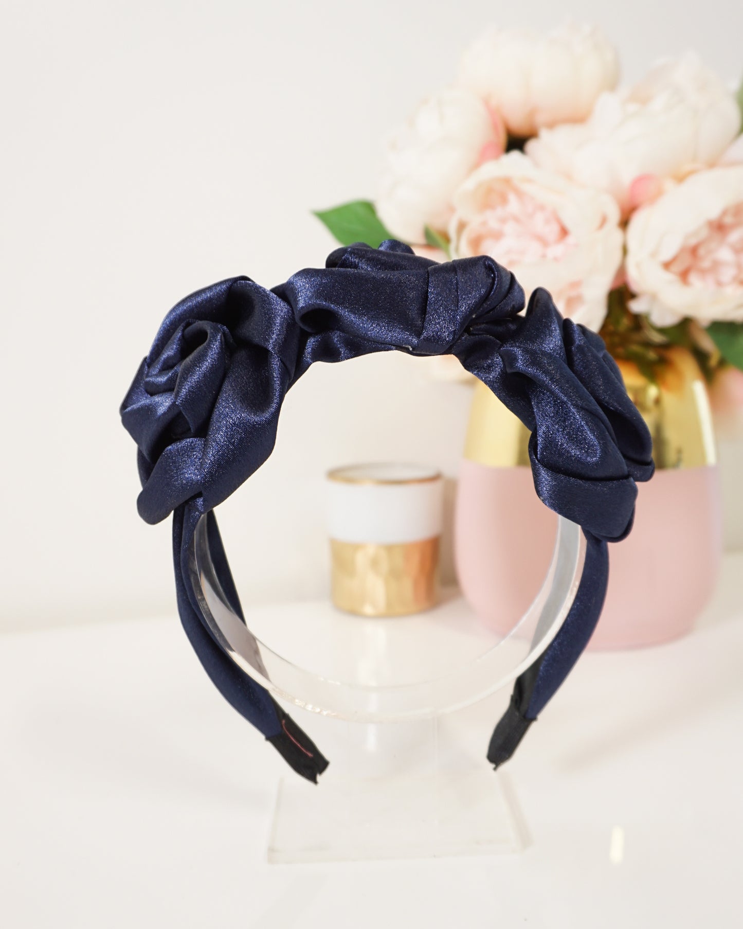 "Belle" Satin Headband - Choose Colour