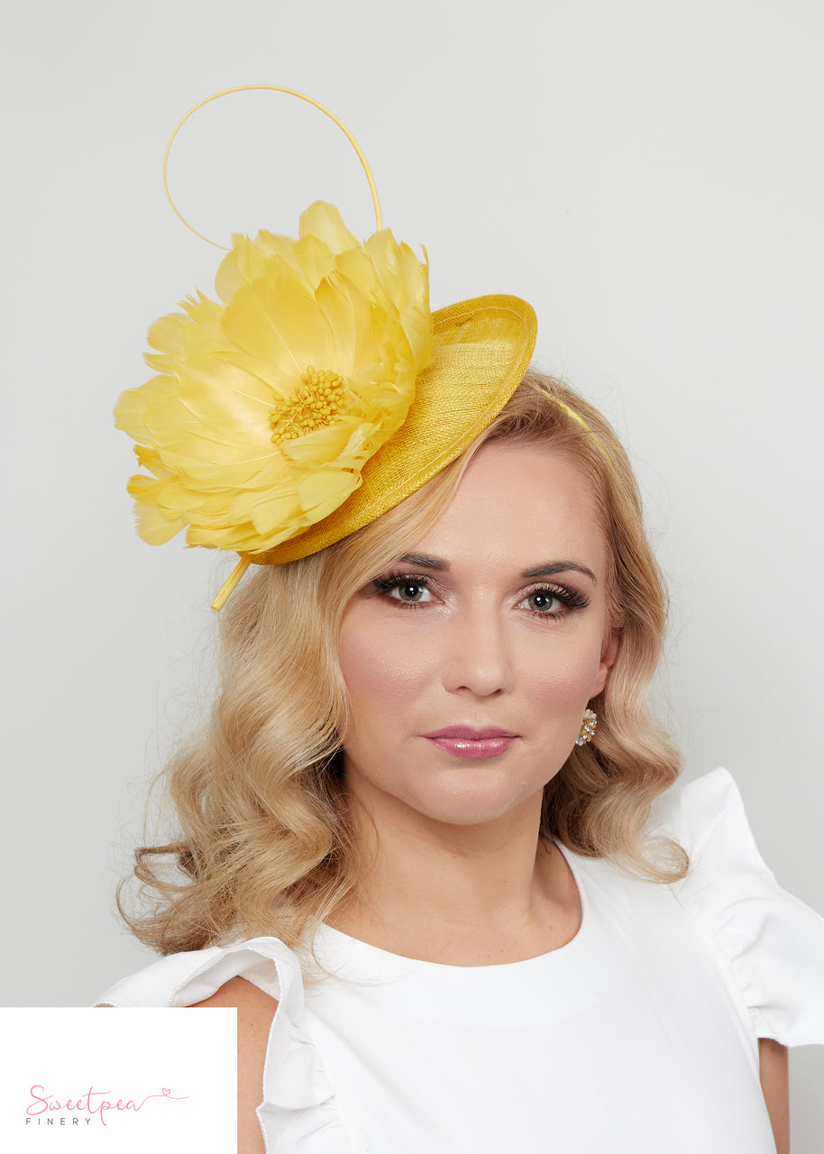 "Kara" Purple Fascinator