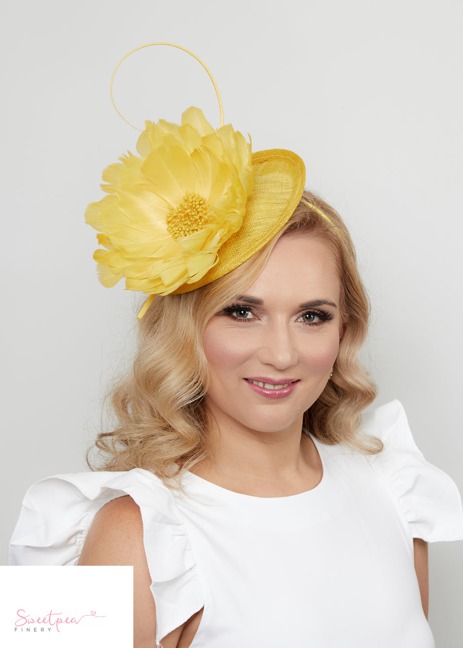 "Kara" Purple Fascinator