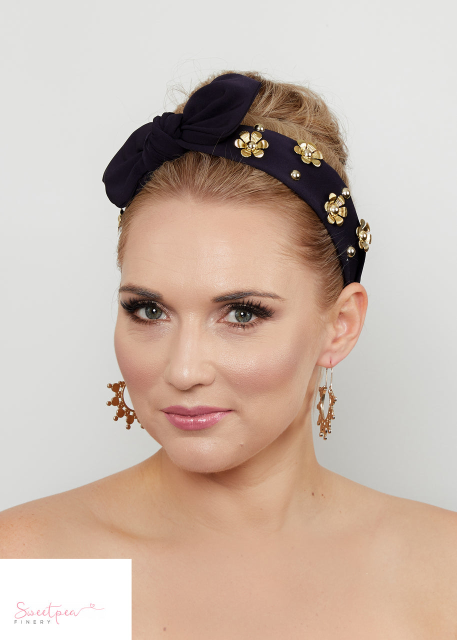 "Bridgette" Headband - Olive Green