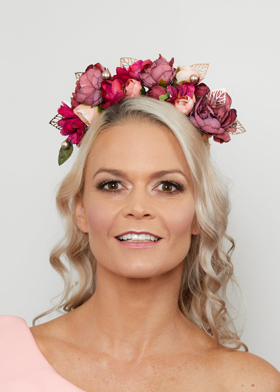 "Lori" Crown - Burgandy