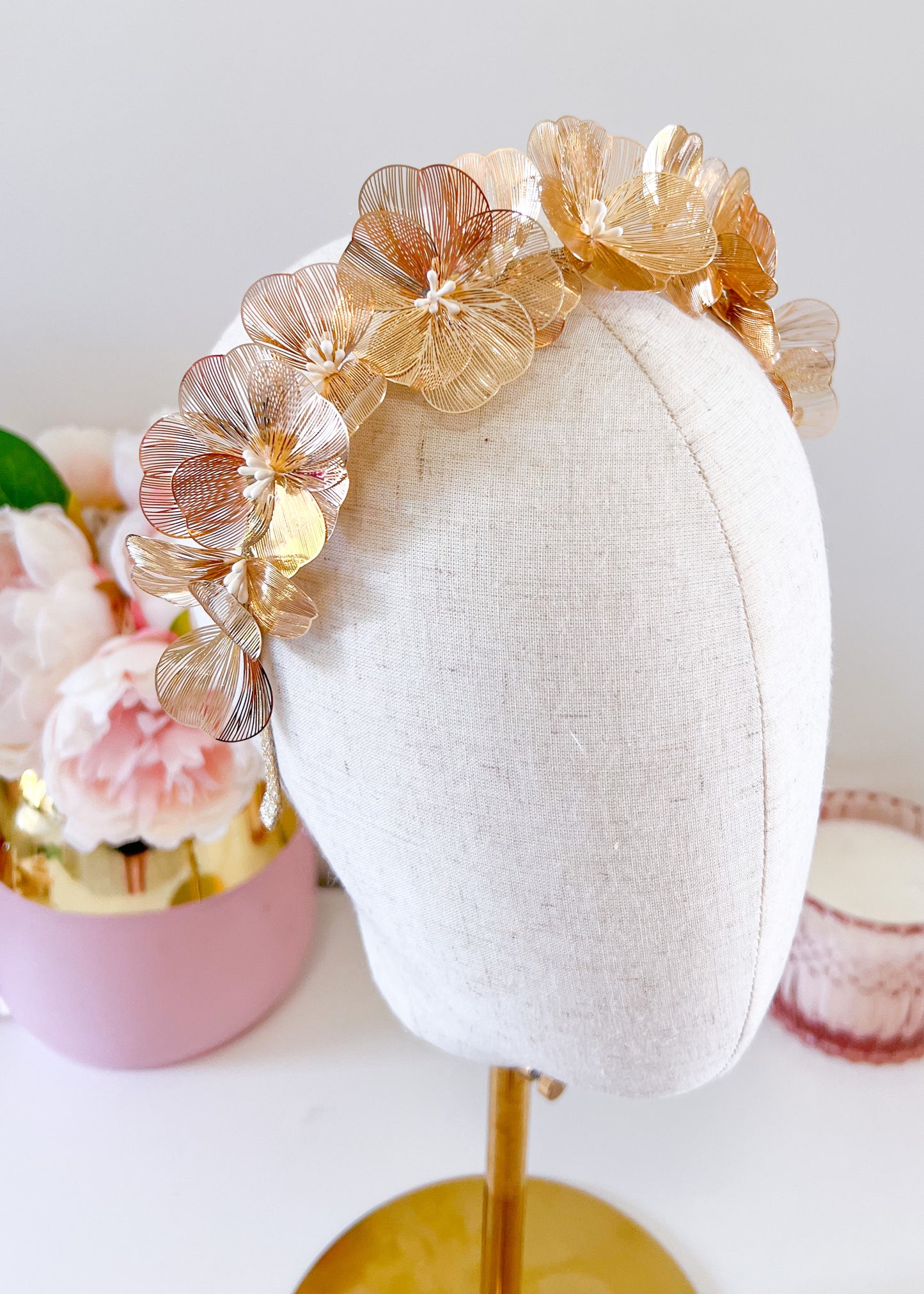 "Jasmine" Crown - Yellow Gold LAST ONE