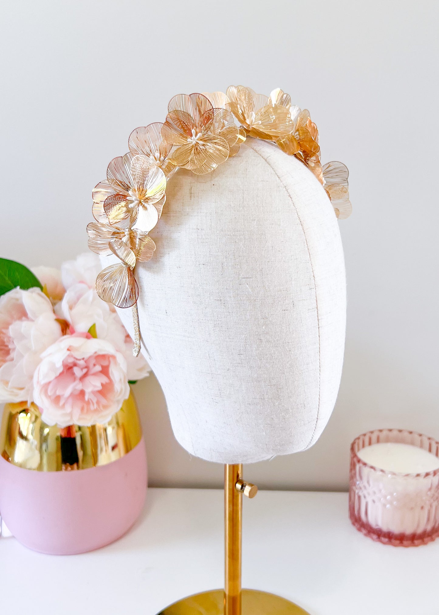 "Jasmine" Crown - Yellow Gold LAST ONE