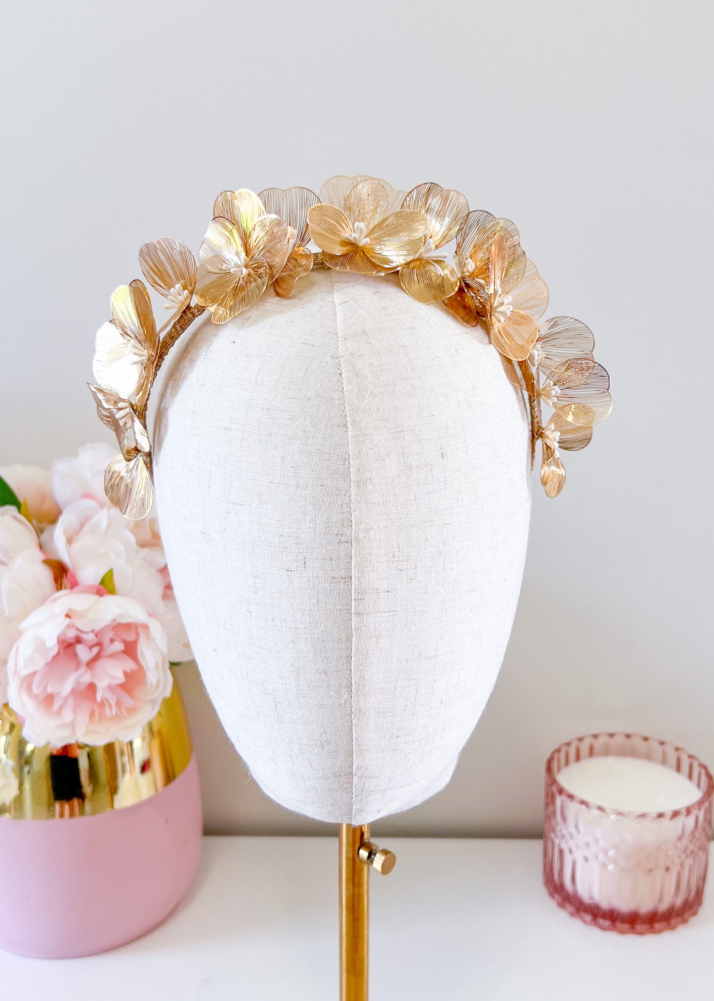 "Jasmine" Crown - Yellow Gold LAST ONE