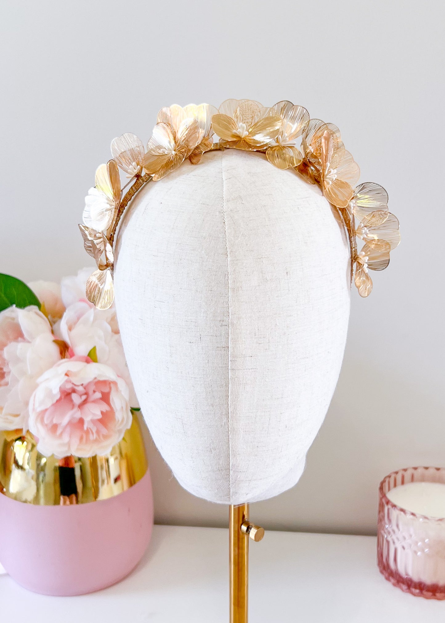 "Jasmine" Crown - Yellow Gold LAST ONE