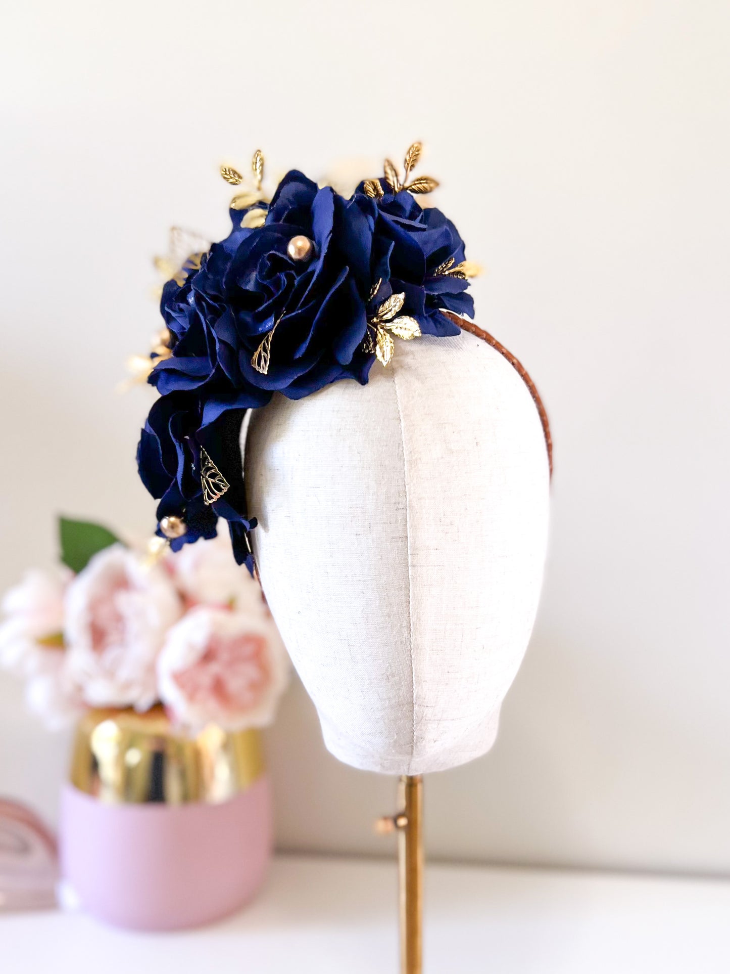 "Lucia" Crown - Navy