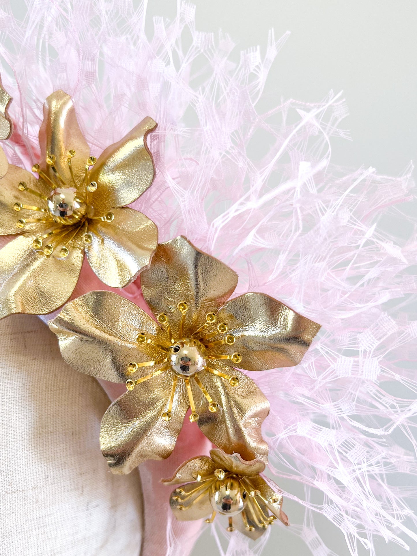 "Holly" Pink Padded Headband