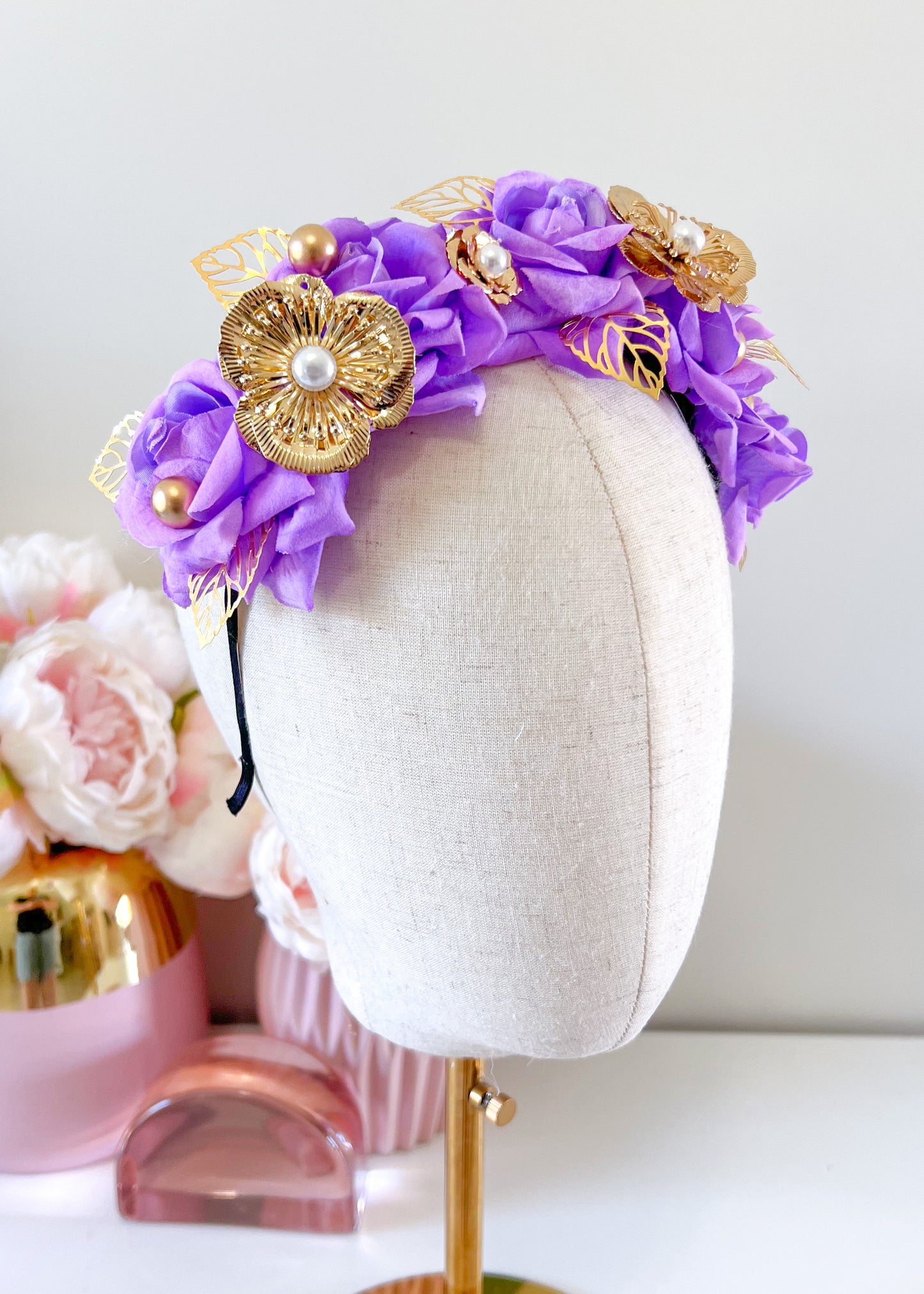 "Chiara" - Lilac Headband