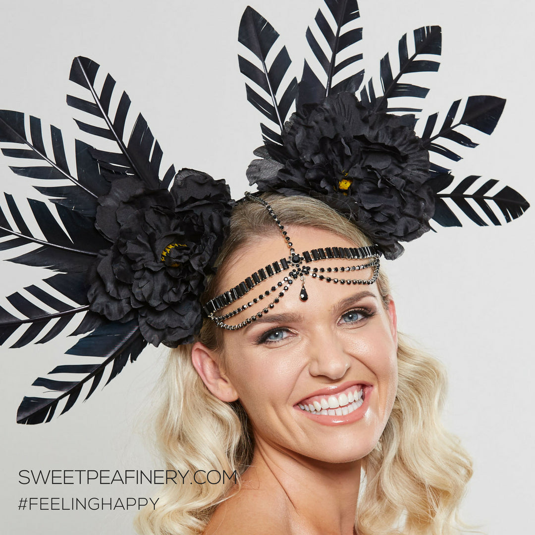 "Festival" Feather Crown