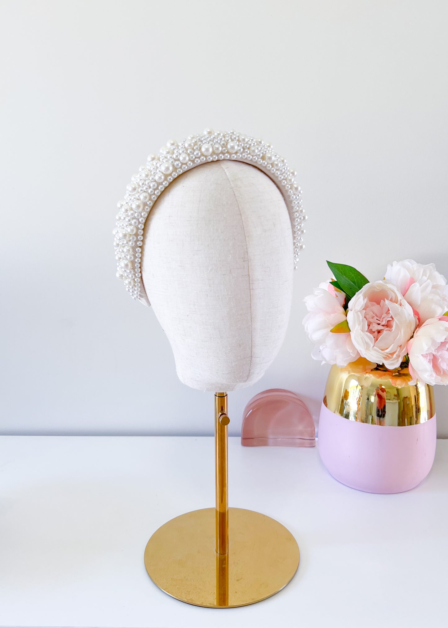 "Kirraly" Pearl Beaded Headband