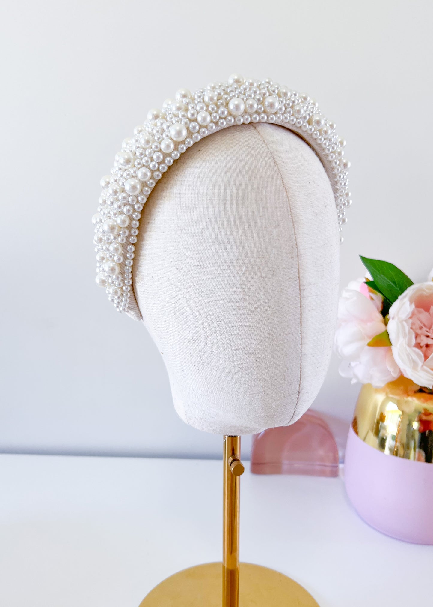 "Kirraly" Pearl Beaded Headband