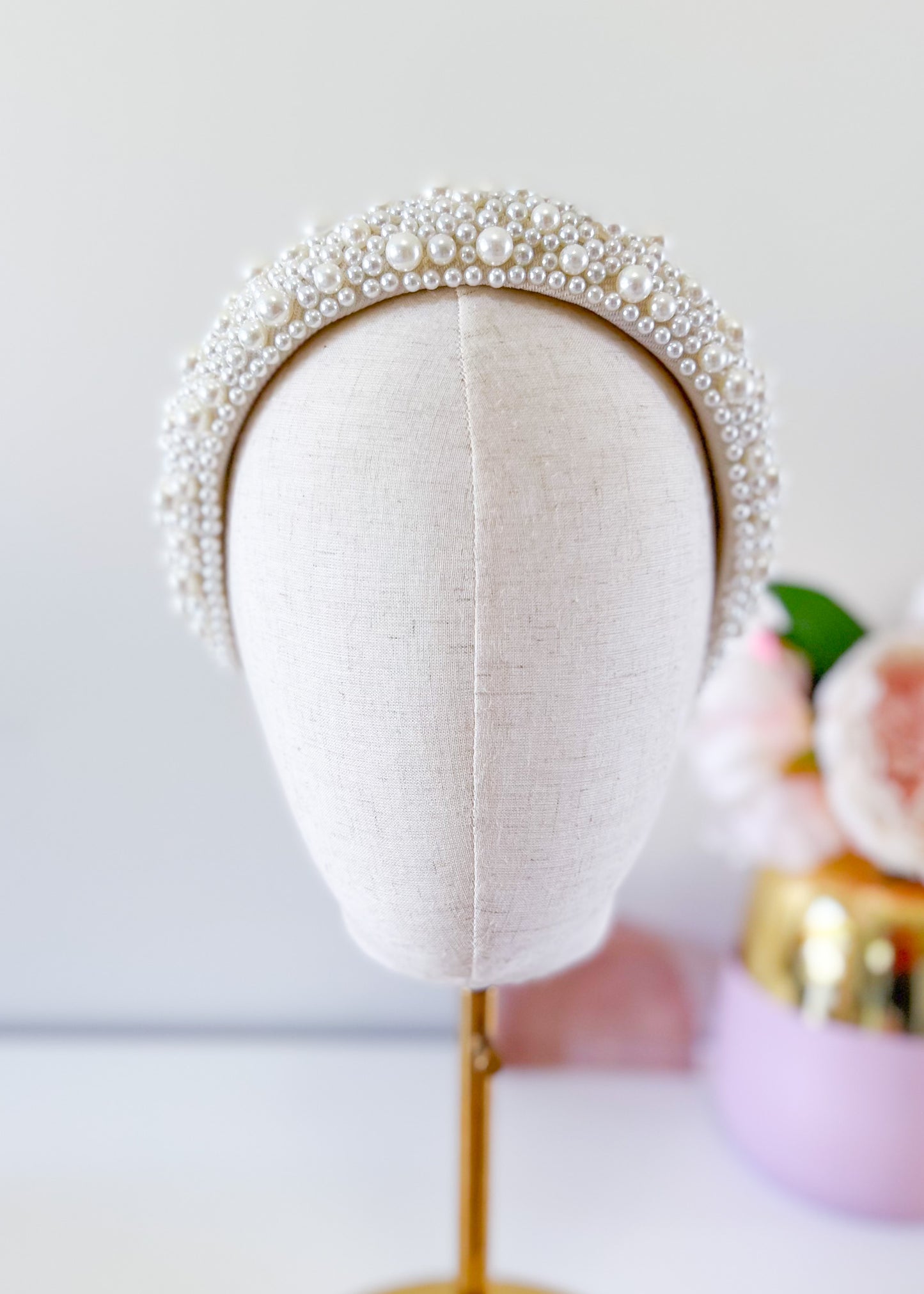 "Kirraly" Pearl Beaded Headband