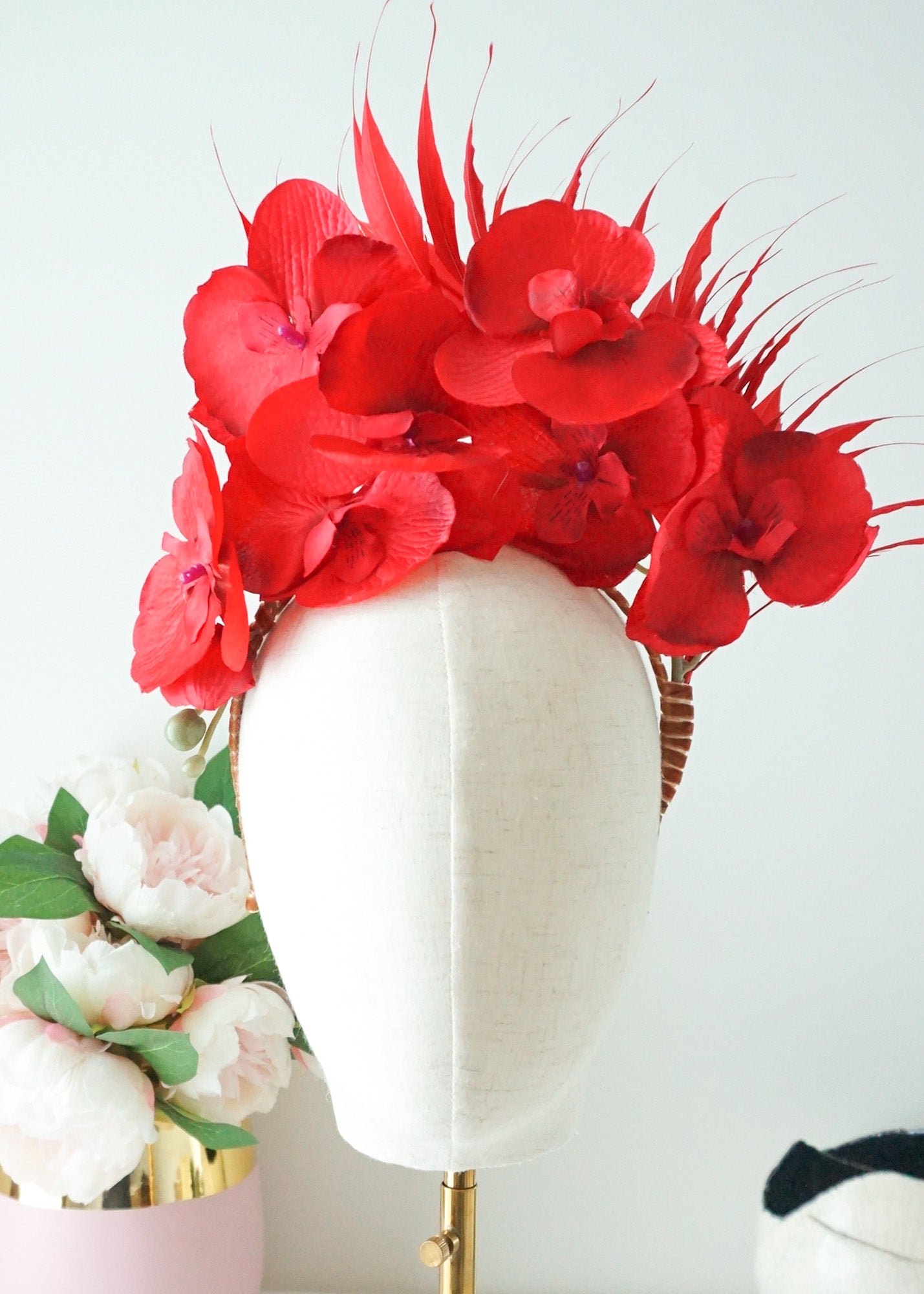 "Orchid Spray" - Red