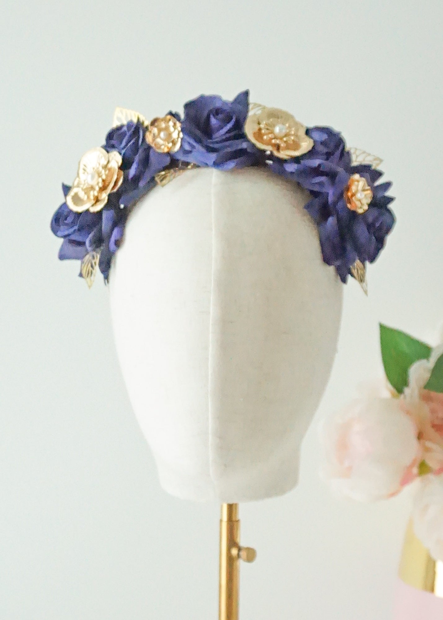 "Chiara" Crown - Navy