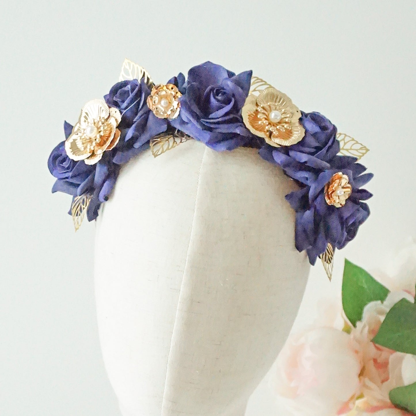 "Chiara" Crown - Navy