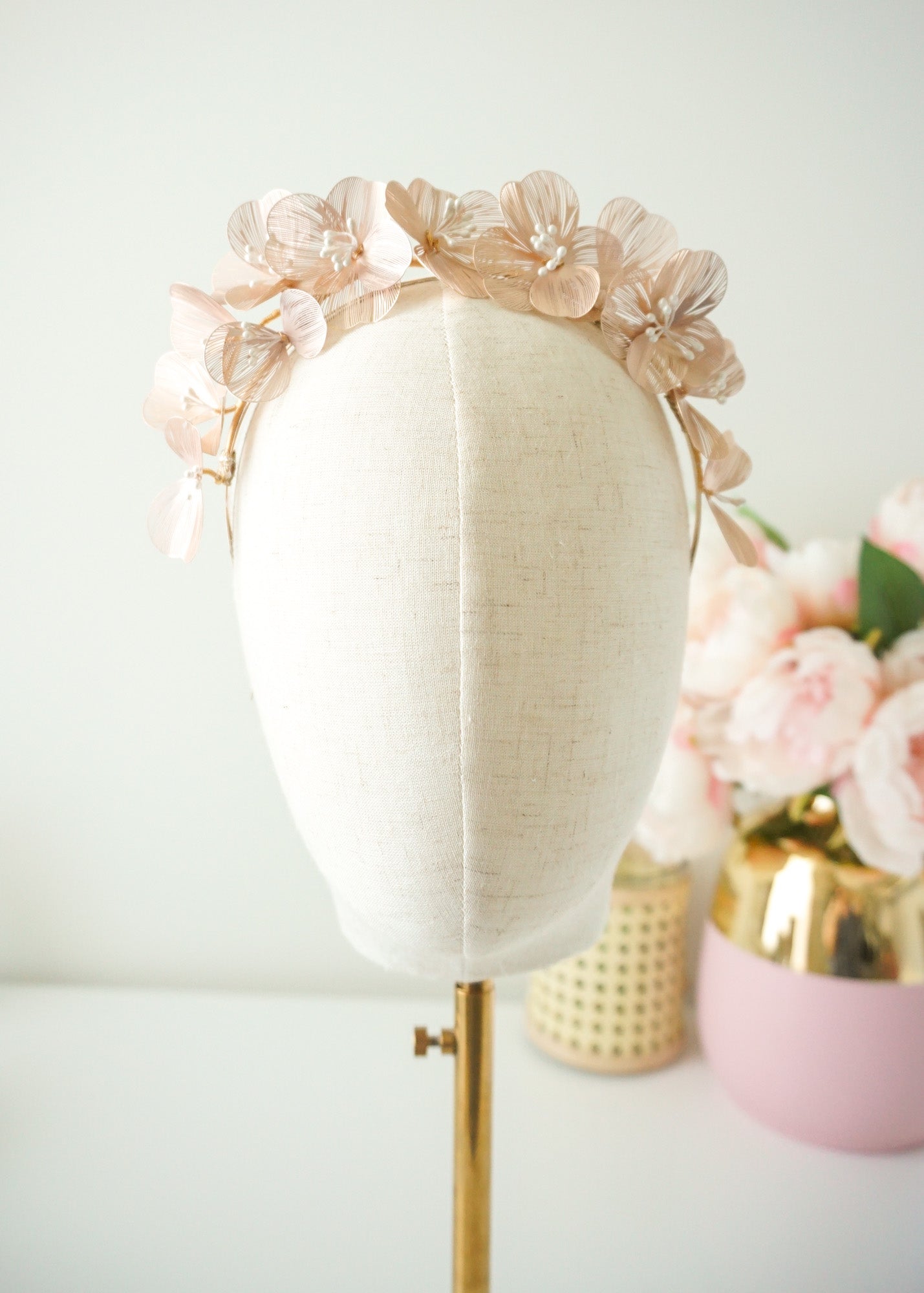 "Jasmine" Crown - Rose Gold