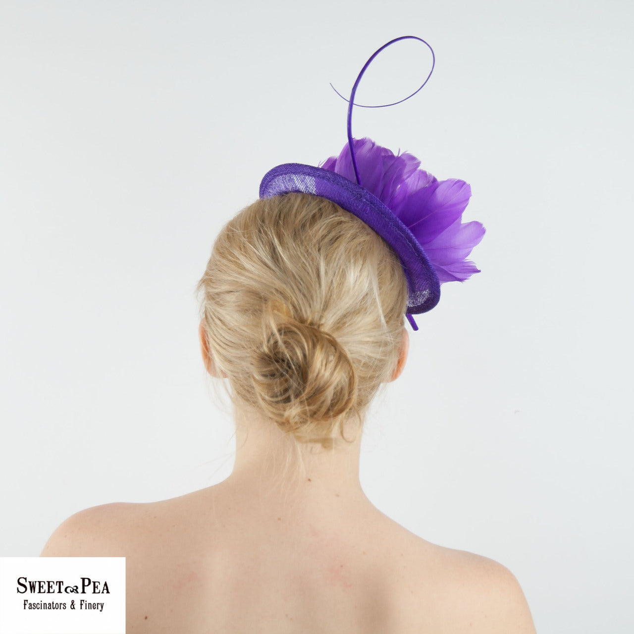 "Kara" Purple Fascinator