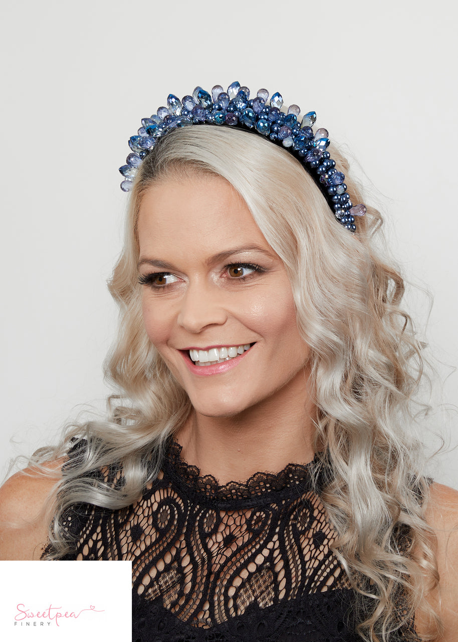 "Mishka" Crown - Blue