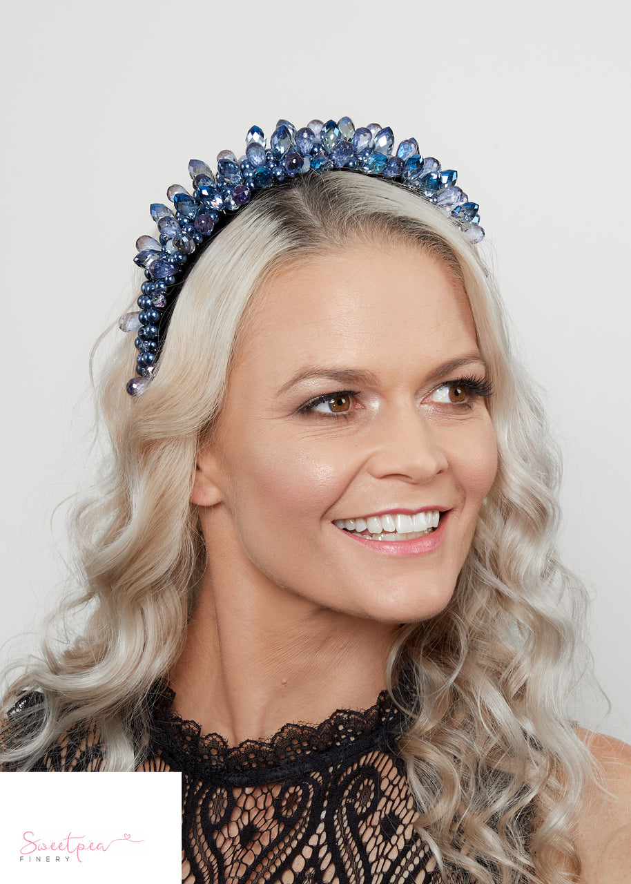 "Mishka" Crown - Blue