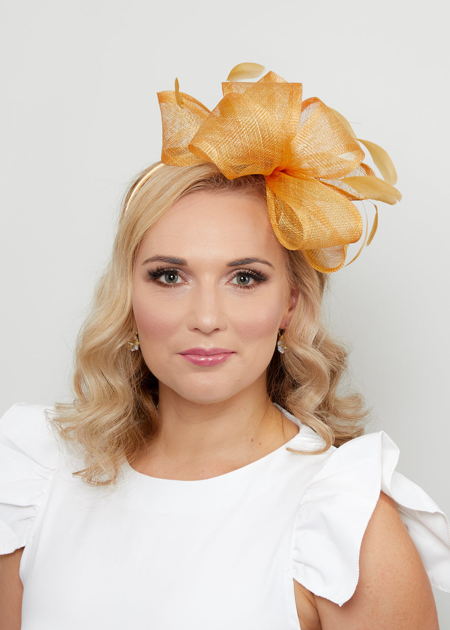 "Felicity" Silver Fascinator