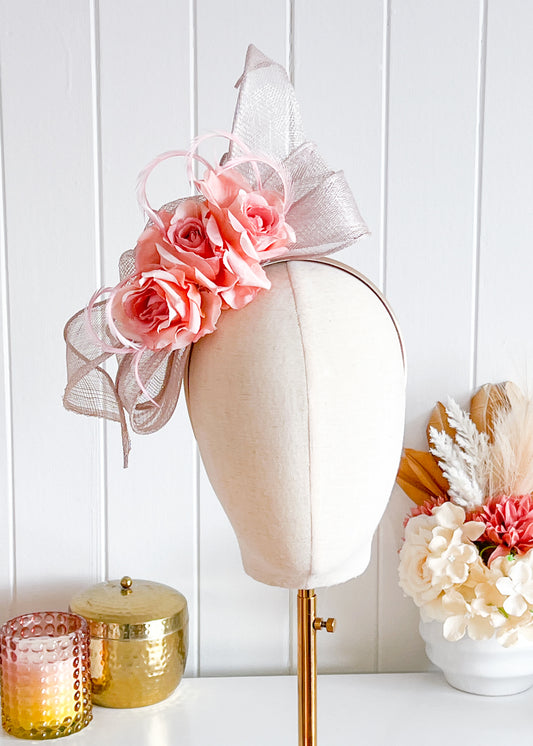 "Sarita" Grey & Pink