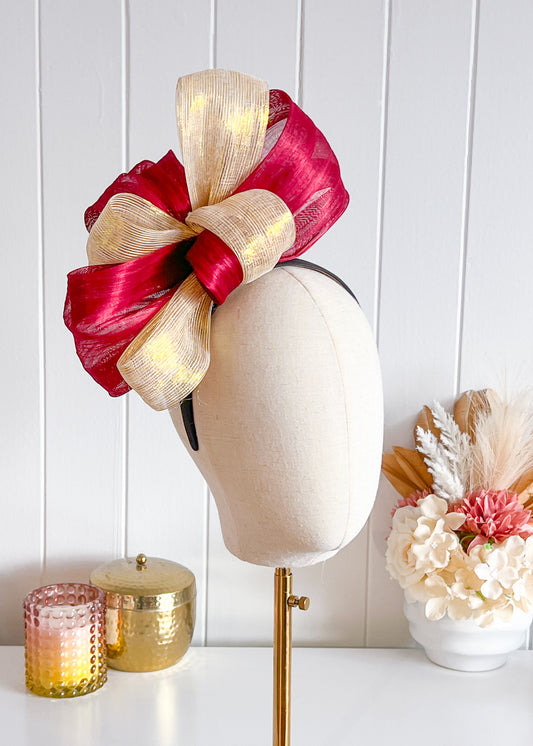 "Raye" Burgandy & Gold