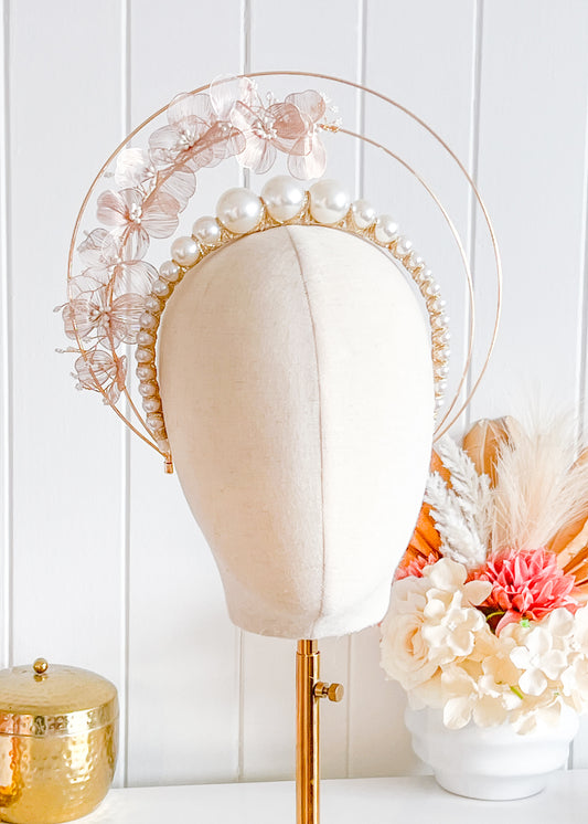 “Kalisha" Rose Gold Halo