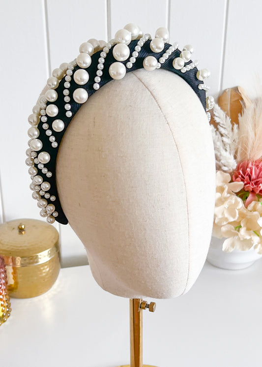 "Allie" Black and White Headband