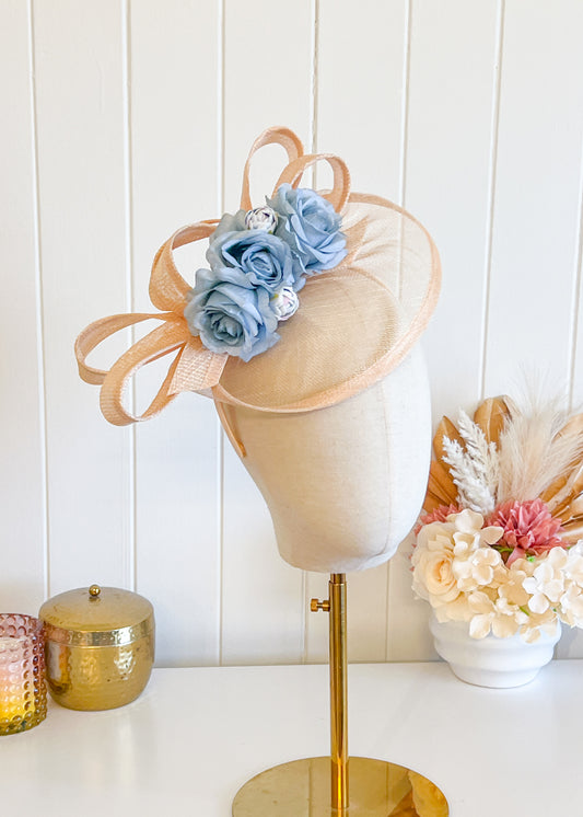 “Bronwyn" Nude & Baby Blue