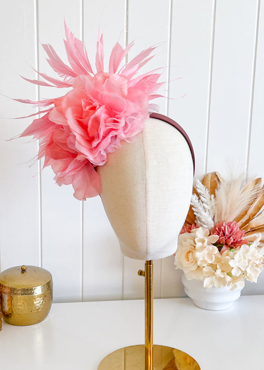 "Candy" Feather Fascinator