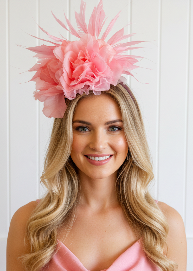 "Candy" Feather Fascinator