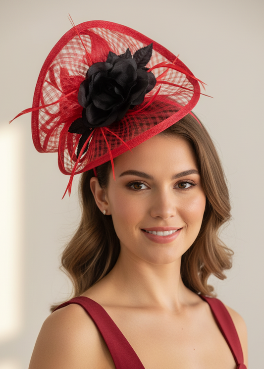 "Stella" Red & Black